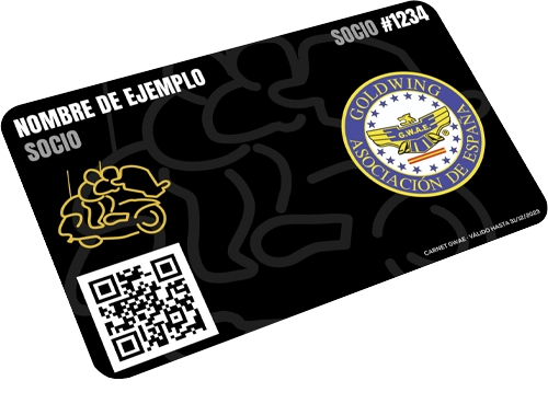 Tarjeta socio Goldwing España